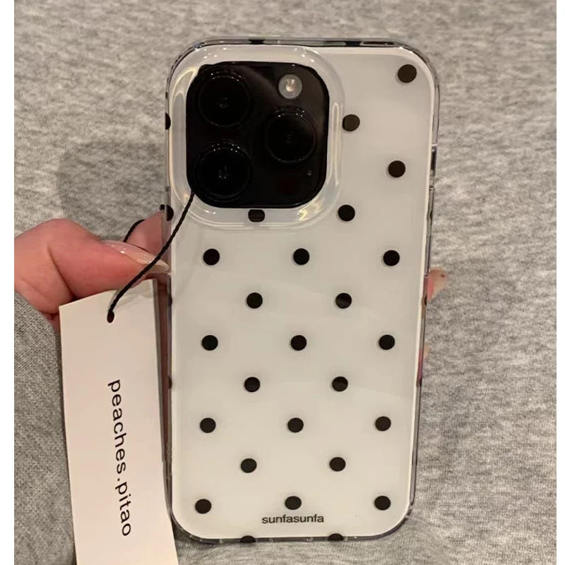Midnight Polka Phone Case