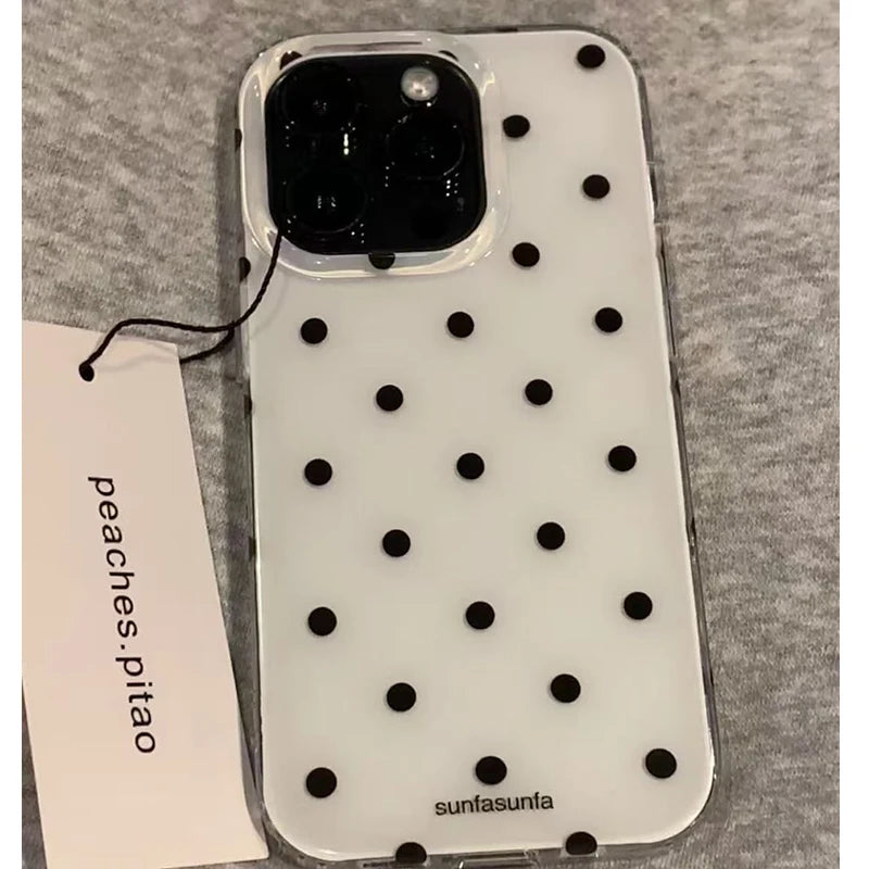 Midnight Polka Phone Case