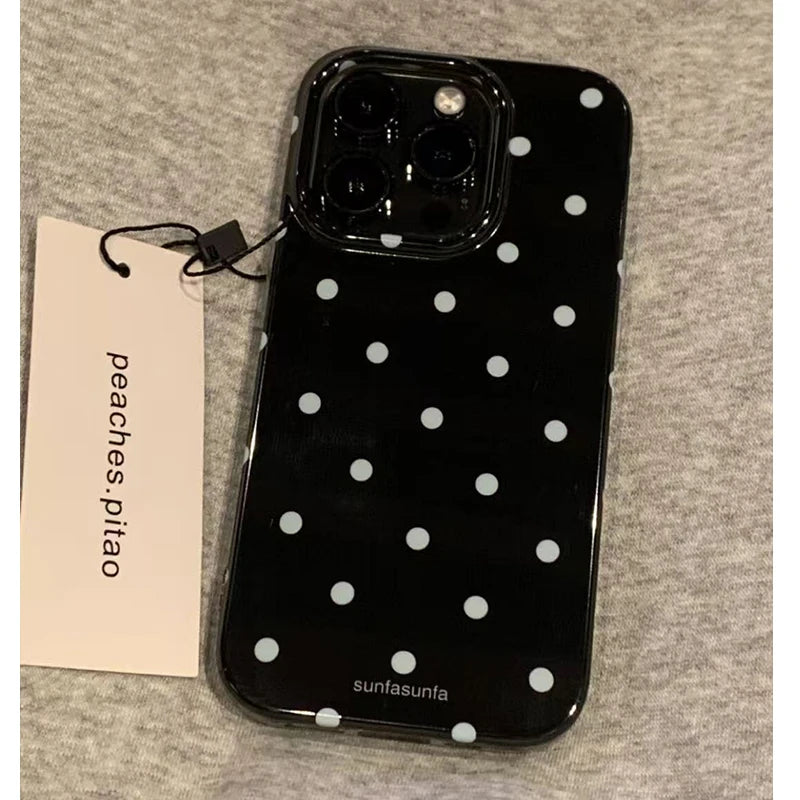 Midnight Polka Phone Case