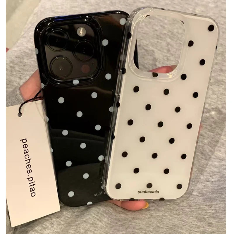 Midnight Polka Phone Case